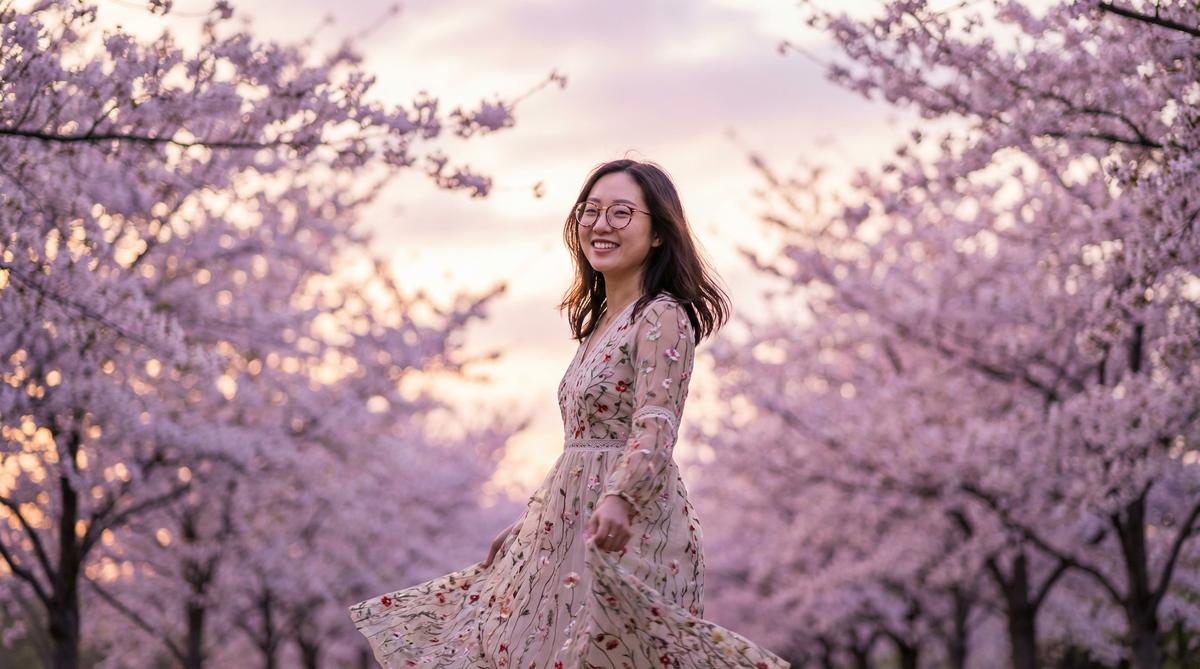 丝瓜视频樱花季外景拍摄花絮